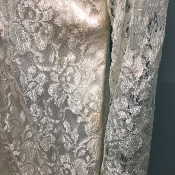 ZOMBIE Dead Corpse Bride, Halloween Wedding Dress, DAMAGED, Vintage Haunting - Picture 15 of 16